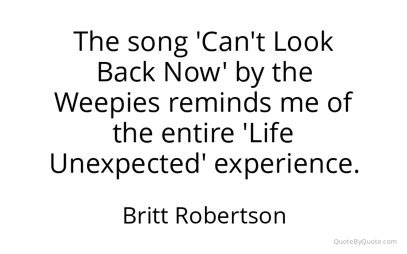 Preview image for this quote by Britt Robertson