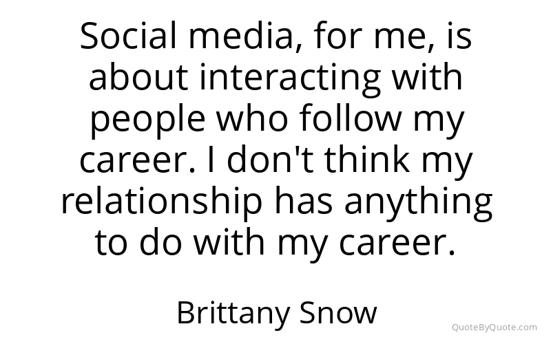 Preview image for this quote by Brittany Snow