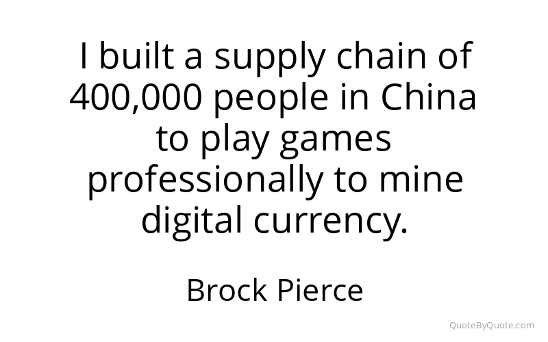 Preview image for this quote by Brock Pierce