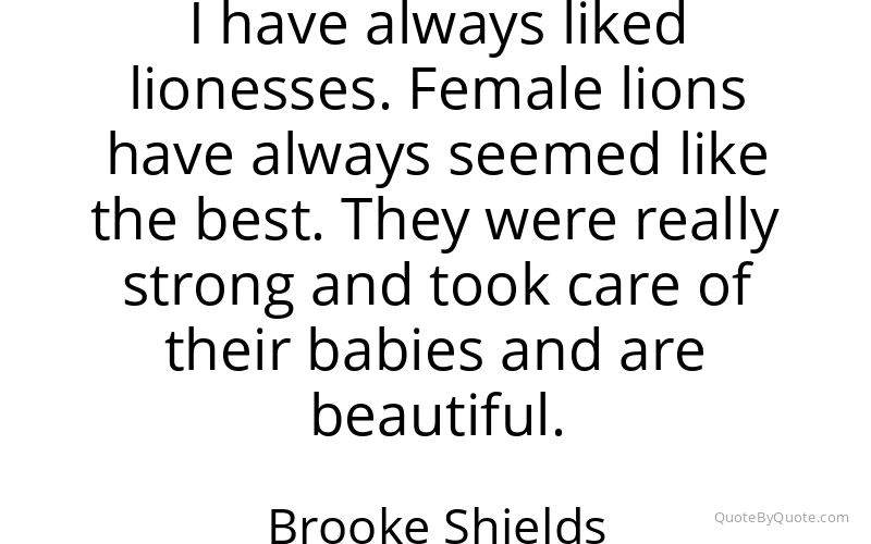 Preview image for this quote by Brooke Shields