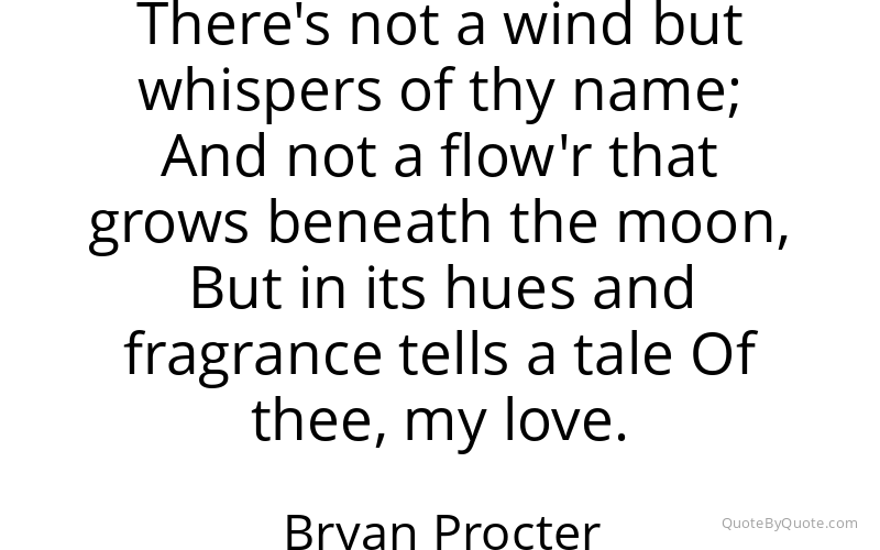 Preview image for this quote by Bryan Procter