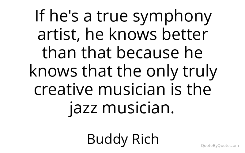 Preview image for this quote by Buddy Rich