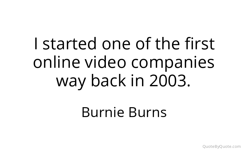 Preview image for this quote by Burnie Burns