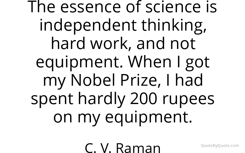 Preview image for this quote by C. V. Raman