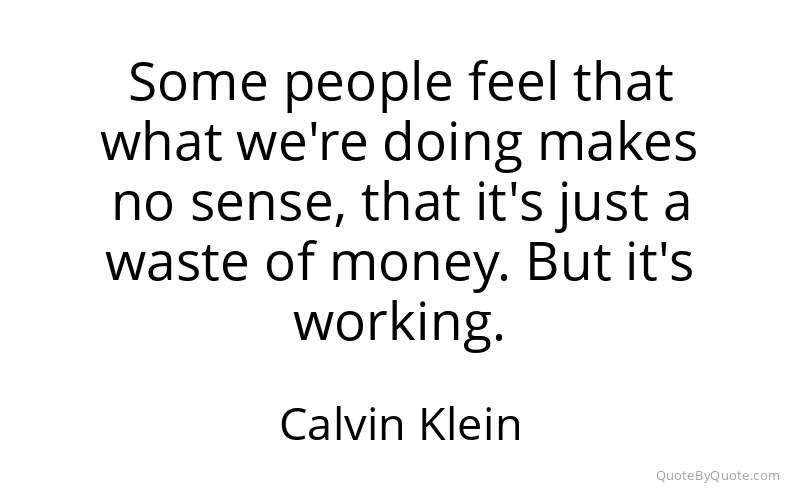 Preview image for this quote by Calvin Klein