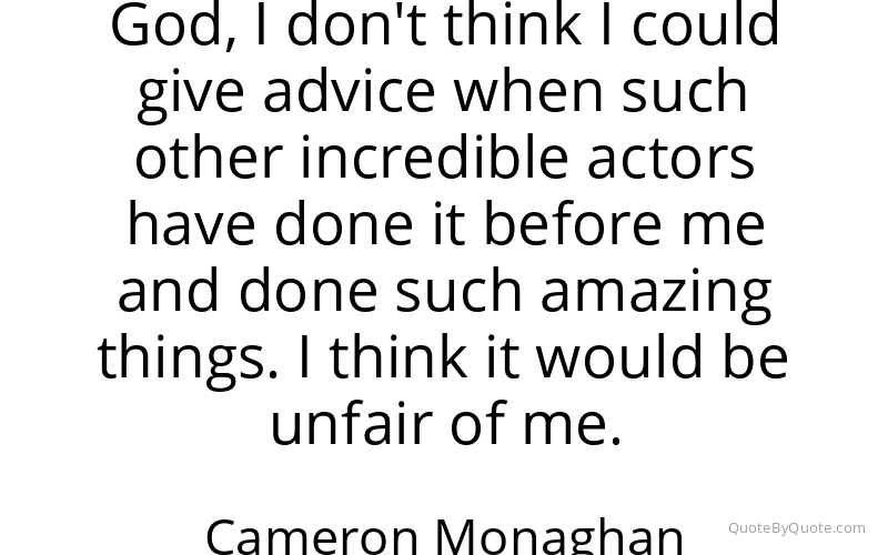 Preview image for this quote by Cameron Monaghan