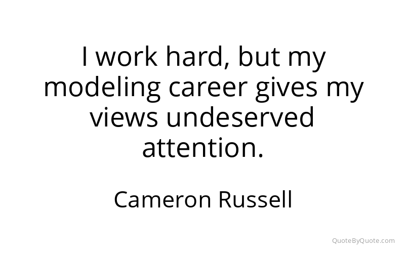 Preview image for this quote by Cameron Russell