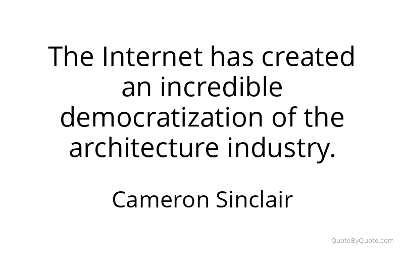 Preview image for this quote by Cameron Sinclair