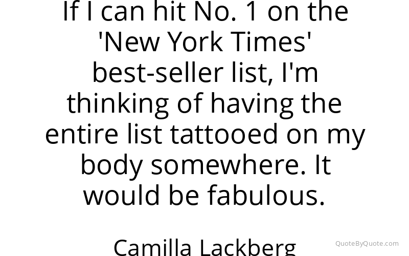 Preview image for this quote by Camilla Lackberg