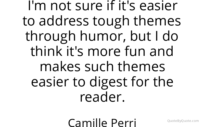 Preview image for this quote by Camille Perri