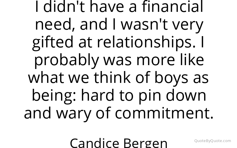 Preview image for this quote by Candice Bergen
