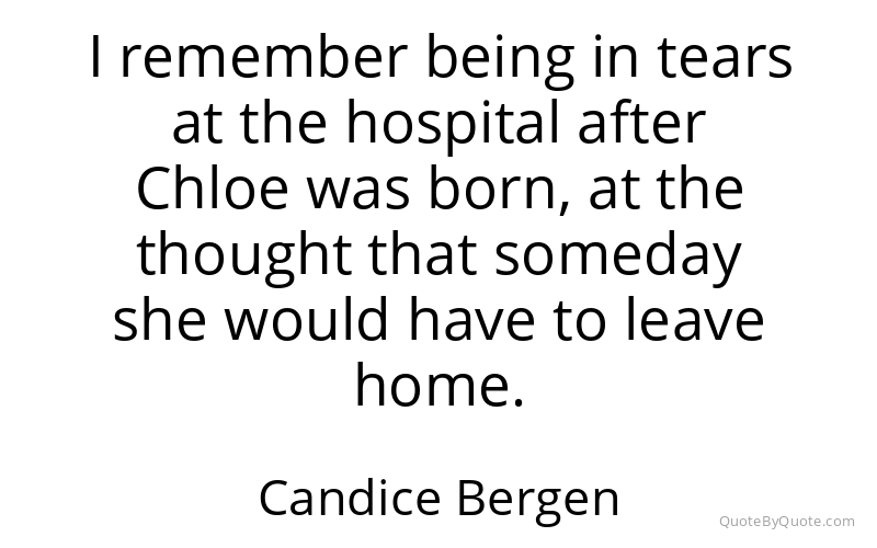 Preview image for this quote by Candice Bergen