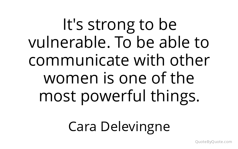 Preview image for this quote by Cara Delevingne