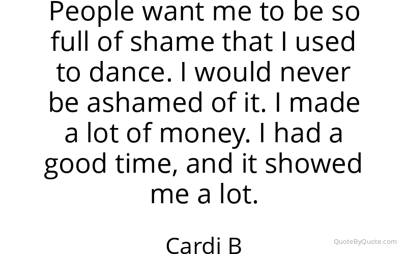 Preview image for this quote by Cardi B