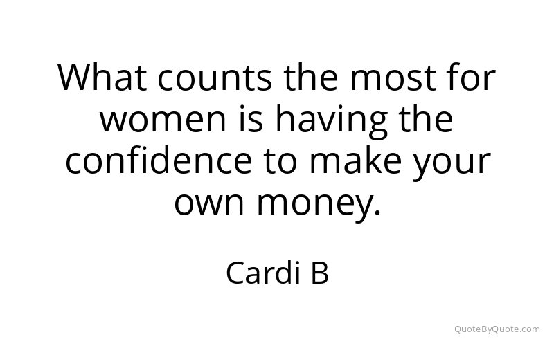 Preview image for this quote by Cardi B