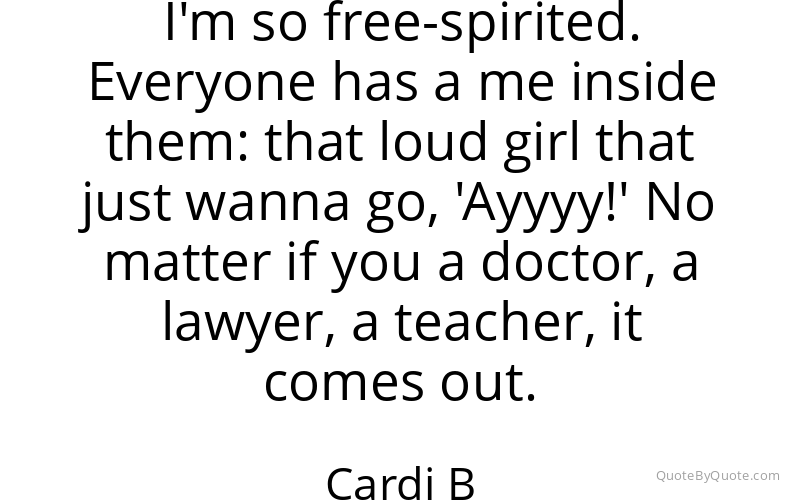 Preview image for this quote by Cardi B