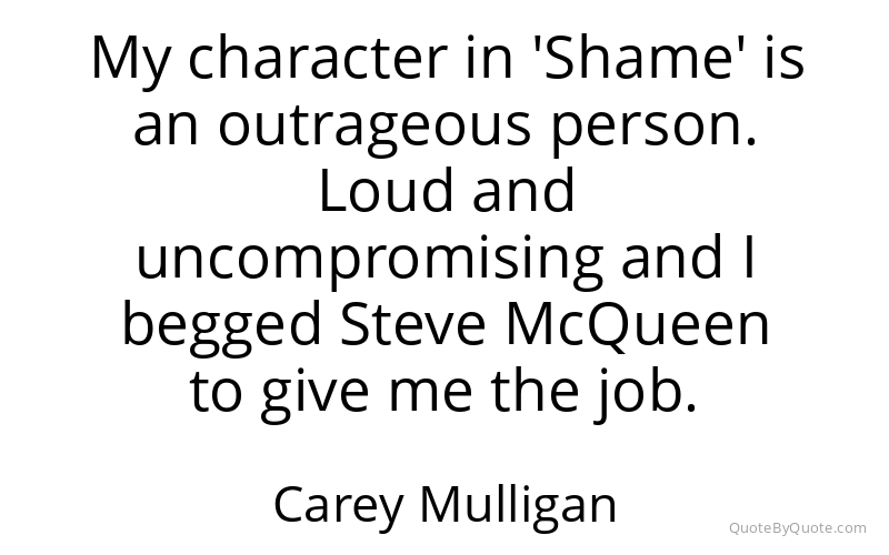 Preview image for this quote by Carey Mulligan