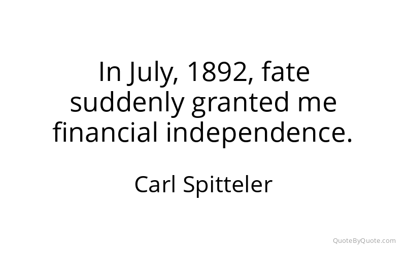 Preview image for this quote by Carl Spitteler