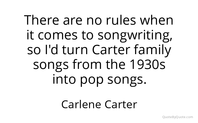 Preview image for this quote by Carlene Carter
