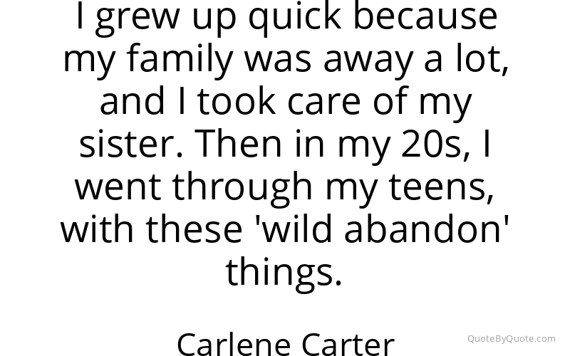Preview image for this quote by Carlene Carter