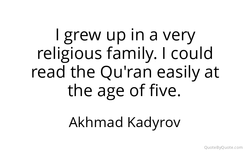 Preview image for this quote by Akhmad Kadyrov