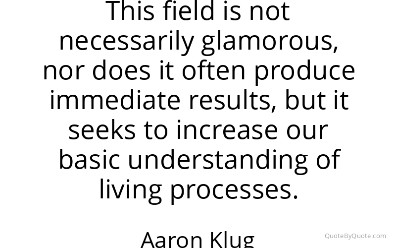 Preview image for this quote by Aaron Klug