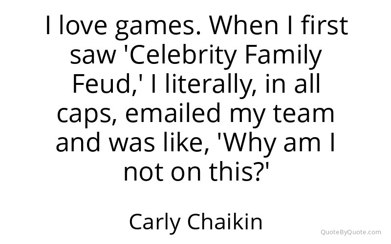 Preview image for this quote by Carly Chaikin
