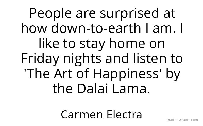Preview image for this quote by Carmen Electra