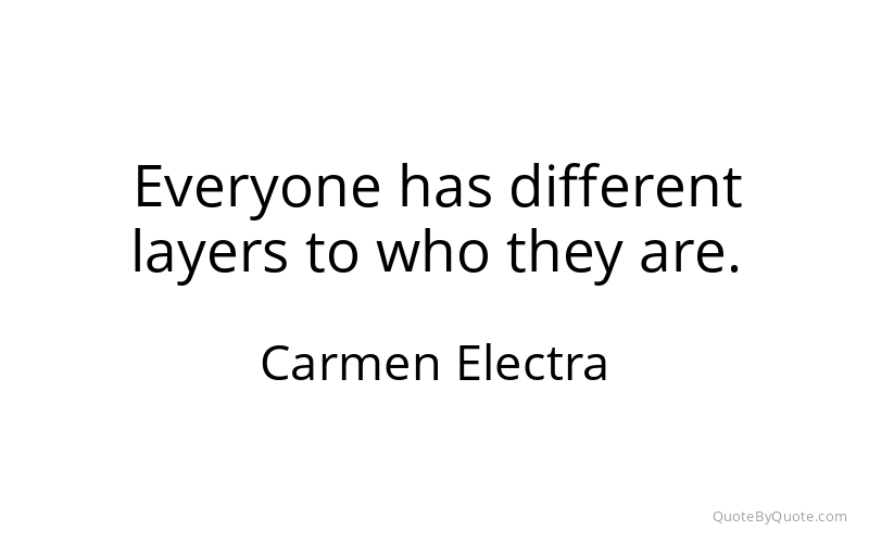 Preview image for this quote by Carmen Electra