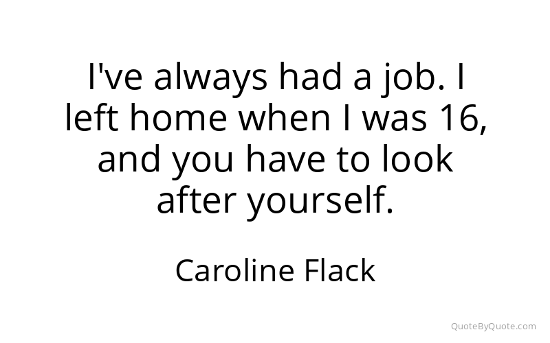 Preview image for this quote by Caroline Flack