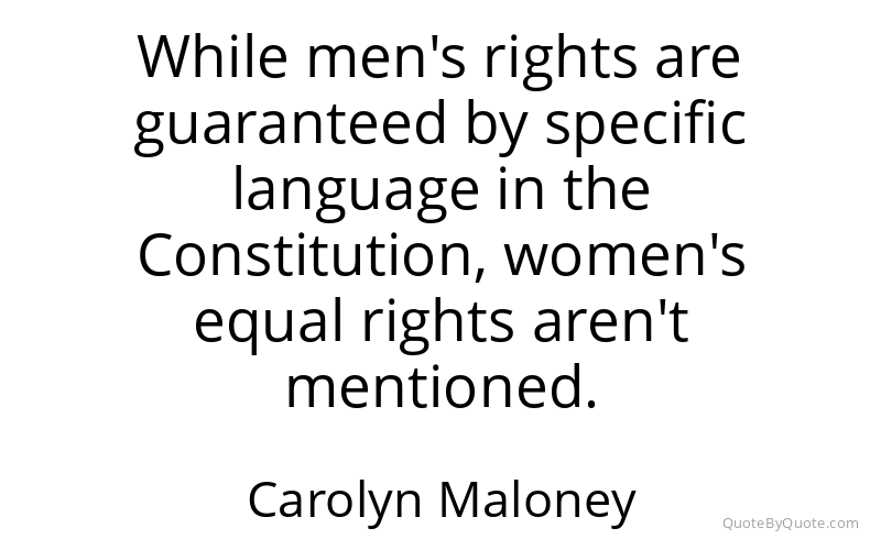 Preview image for this quote by Carolyn Maloney