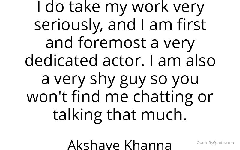 Preview image for this quote by Akshaye Khanna
