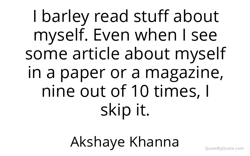 Preview image for this quote by Akshaye Khanna