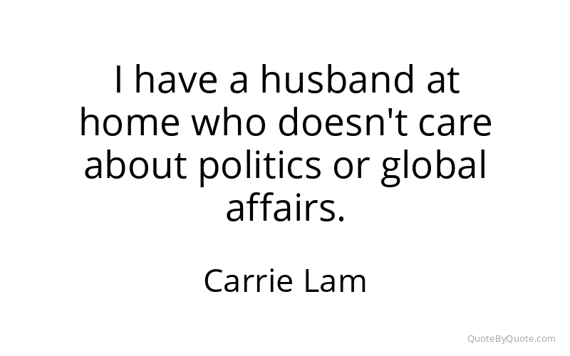 Preview image for this quote by Carrie Lam