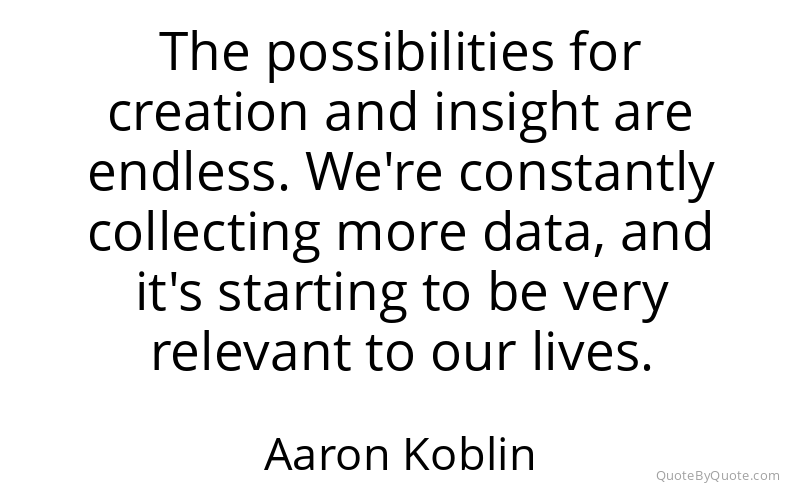 Preview image for this quote by Aaron Koblin