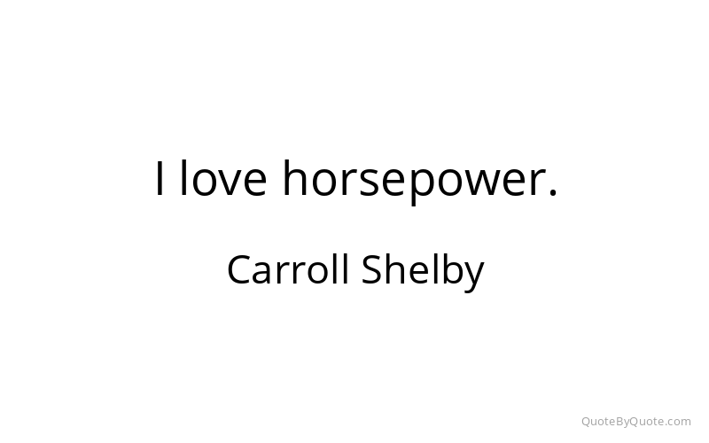 Preview image for this quote by Carroll Shelby