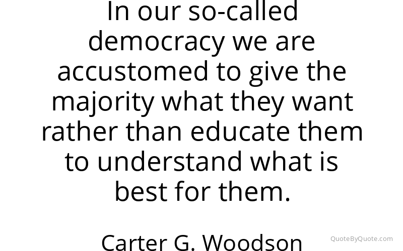 Preview image for this quote by Carter G. Woodson