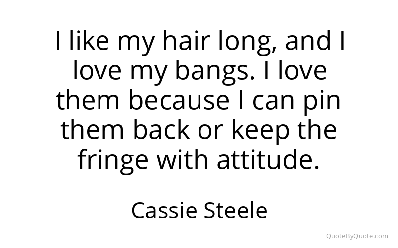 Preview image for this quote by Cassie Steele