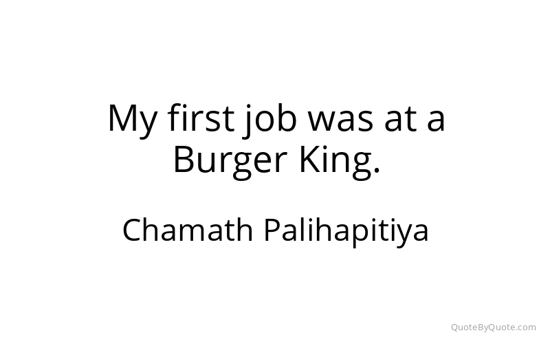 Preview image for this quote by Chamath Palihapitiya