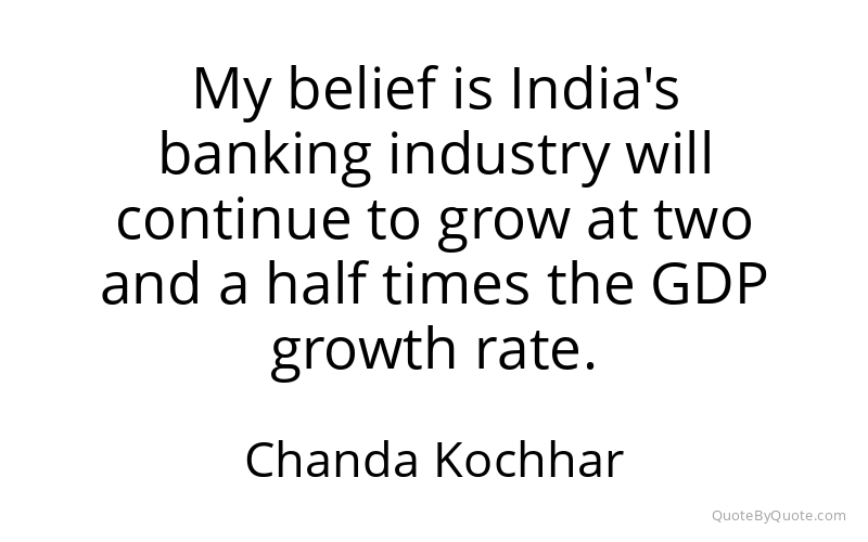 Preview image for this quote by Chanda Kochhar