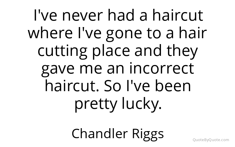 Preview image for this quote by Chandler Riggs
