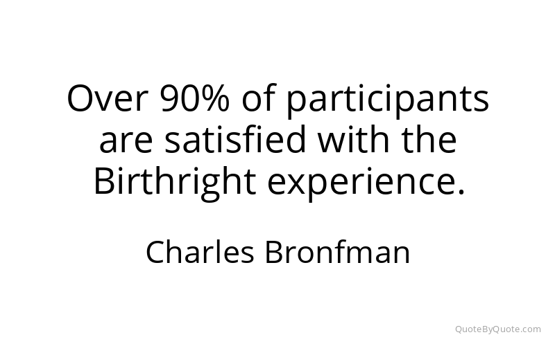 Preview image for this quote by Charles Bronfman