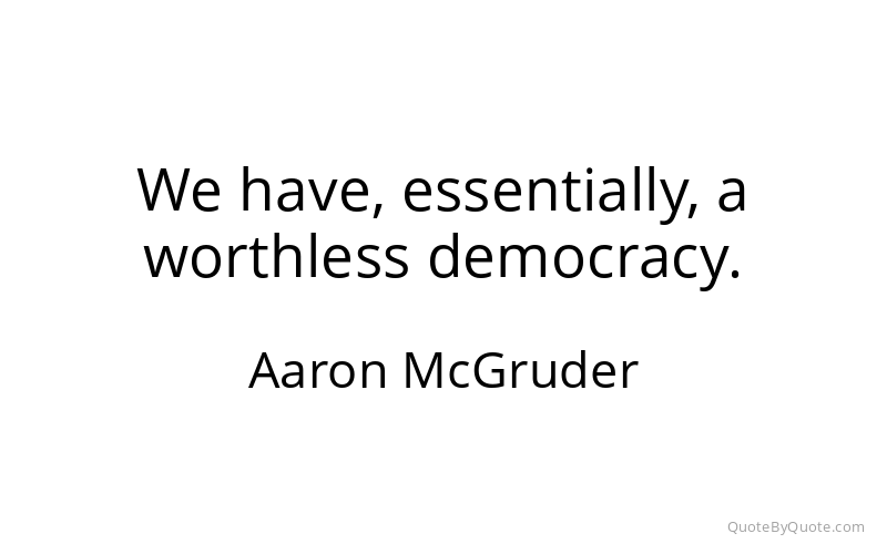 Preview image for this quote by Aaron McGruder