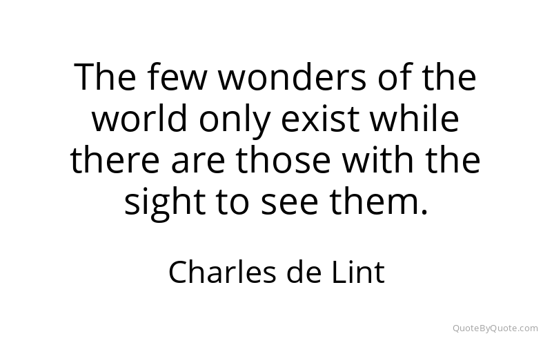 Preview image for this quote by Charles de Lint