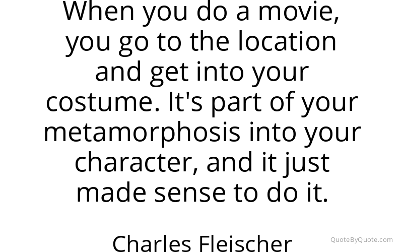 Preview image for this quote by Charles Fleischer