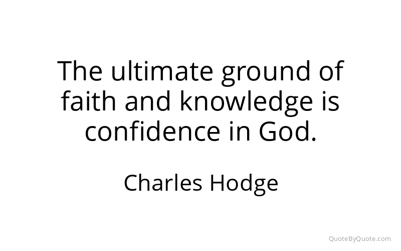 Preview image for this quote by Charles Hodge