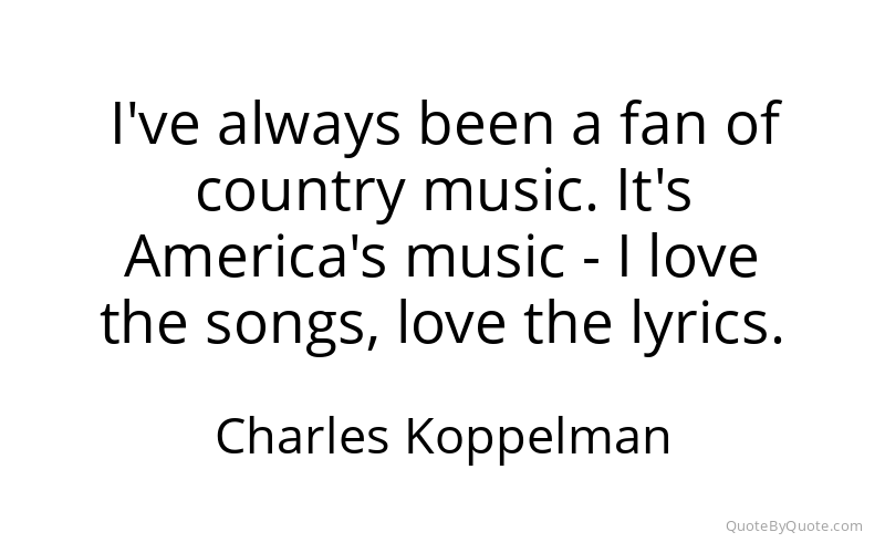 Preview image for this quote by Charles Koppelman