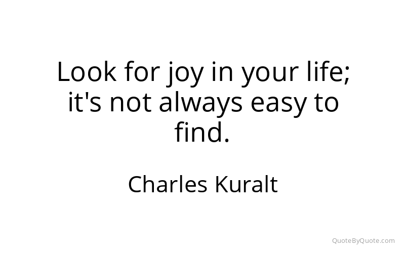 Preview image for this quote by Charles Kuralt