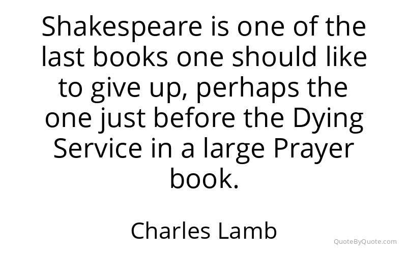 Preview image for this quote by Charles Lamb
