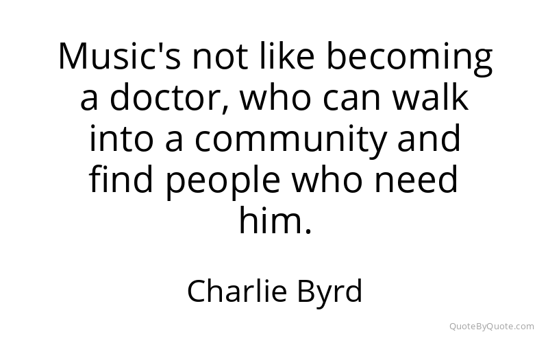 Preview image for this quote by Charlie Byrd